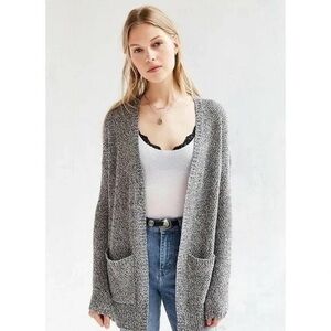 BDG Carter Knit Cardigan in Grey Multi